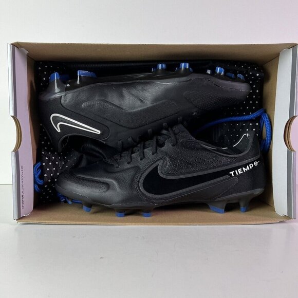 Nike Tiempo Legend 9 Elite FG Black Smoke Grey Soccer Cleats Men\'s 7-7.5 main image 10